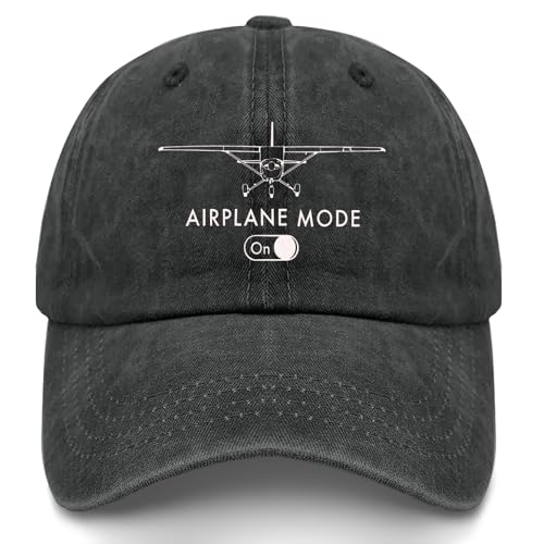 Pilots C172 Flying Gifts Airplane Mode Hats for Women Cool Washed Distressed Baseball Caps