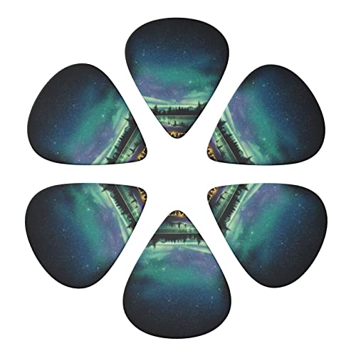 Celestial Night Sky Lot de 6 médiators pour guitare acoustique, guitare électrique, basse, ukulélé – fin, moyen et épais - Les Beatles, Paul McCartney, John Lennon, RIngo Starr, George Harrison Celestial Night Sky Lot de 6 médiators pour guitare acoustique, guitare électrique, basse, ukulélé – fin, moyen et épais – Image 5