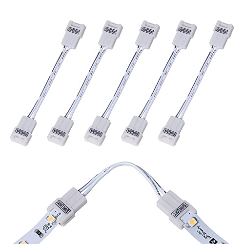 Armacost Lighting 560721 White LED Tape Light Connector