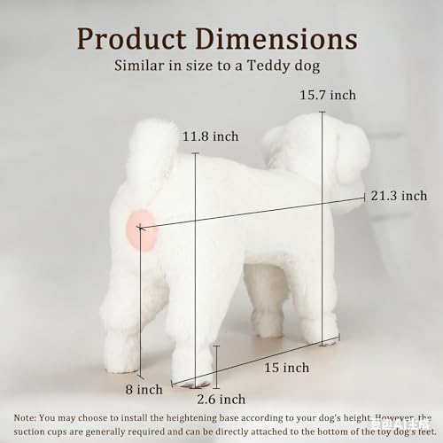 Letalong Juguete Sonoro de Peluche para Perros miniatura 5