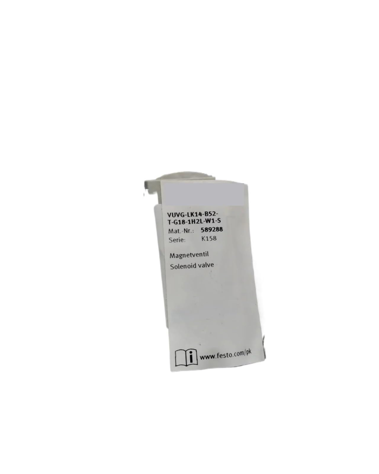 Électrovanne VUVG-LK14-B52-T-G18 pour automatisation industrielle pneumatique