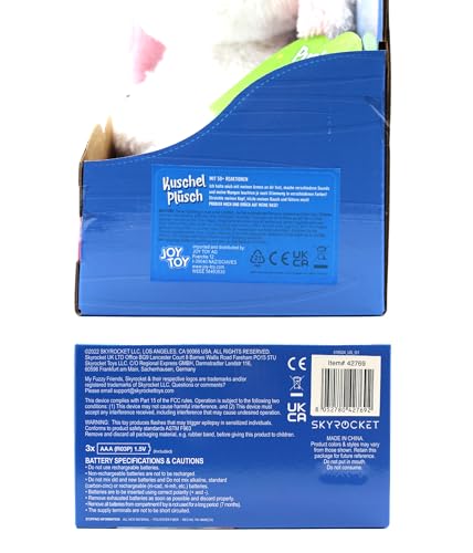 Joy Toy Fuzzy Friends interaktiver Plüsch Koala in Geschenkverpackung 22.7x13.5x25.4 cm