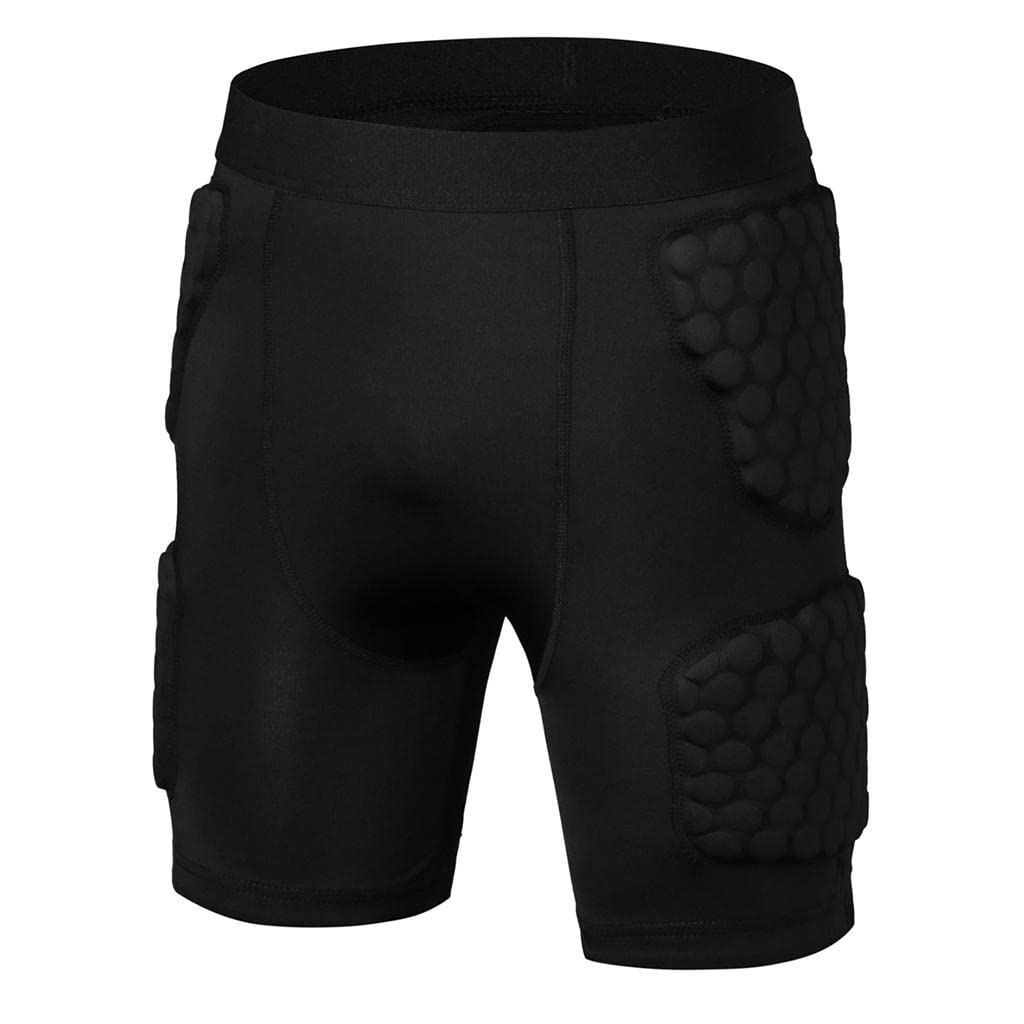 Pantalones Cortos de Compresión Hombre Deportivos Secado Rápido Transpirables con Protección EVA Y Cintura Elástica de Rendimiento Adecuados para