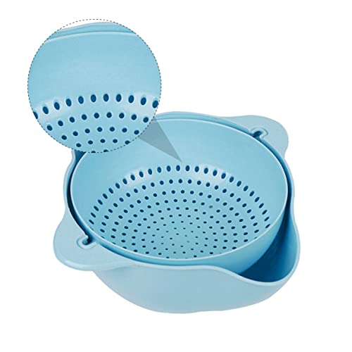 Colador multifunción de plástico para cocina 23.5x23.5x10 cm miniatura 3