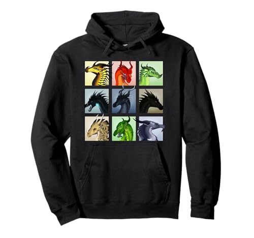 WING OF FIRES LEGENDS FATHOM DARKSTALKER CLEARSIGHT Pullover Hoodie