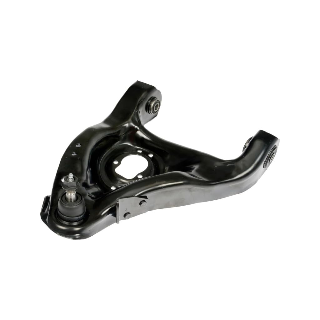 KarParts360 For Chevy S10 Blazer 1990 91 92 93 1994 Suspension Control Arm And Ball Joint | Rubber Bushing | Black | Steel | Stamped | With Castle Nut/Cotter Pin/Zerk Fitting | For 15003923, 15705325