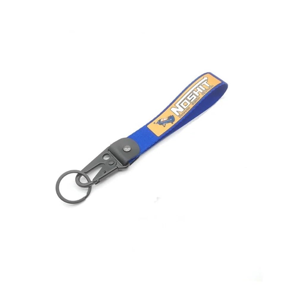 ERQIAO Motor Racing Webbing Wristlet Wrist Lanyard Keychain Paracord Cord Rope Camping Woven Hand Strap Motorcycle Car Key Keyring(No shit)