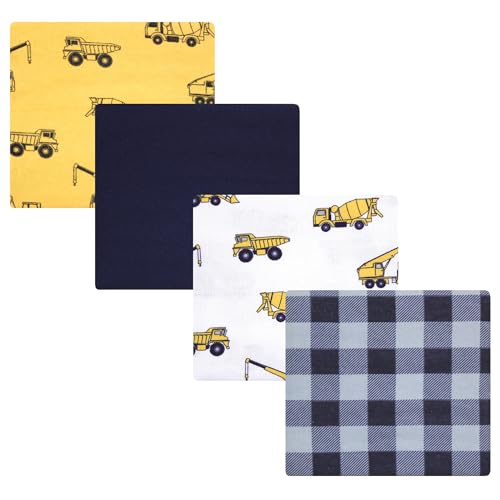 Image of Luvable Friends Little Treasure Flannel Receiving Blankets 4pk