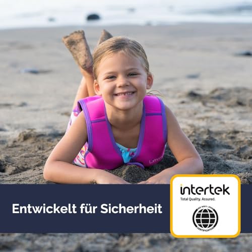 Limmys Premium Schwimmweste für Kinder – Moderne Schwimmhilfe für Jungen, Mädchen und Kleinkinder – Mit praktischer Tragetasche