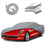 Motor Trend OC743 7 Layer Series Ultra Protect Outdoor Car Cover Custom Fit for Chevrolet Corvette 1984-2019 Tight Seal Waterproof All Weather