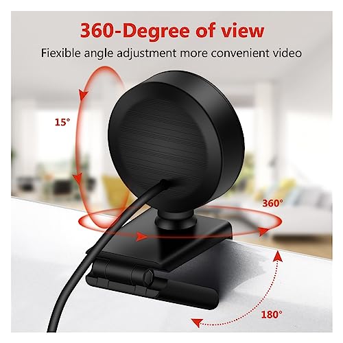 Webcam 1080P Full HD USB Web Camera pour PC Computer Desktop Gamer