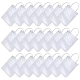 Borse Trasparenti Manici in PVC 24 Pezzi per Cosmetici