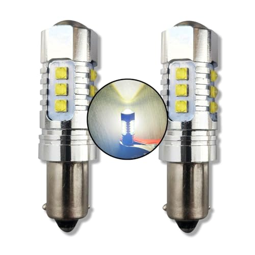 MCK Auto H6 W BAX9S 80 W CREE   Bombillas LED Canbus de alta potencia, luz lateral blanca, muy brillante y sin errores, compatibles con F30 F31 F34   EB3R5   2 bombillas   Transforma tu vehículo