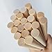Imagen de 25 varillas de madera redondas naturales