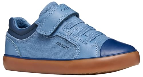 Geox J GISLI Boy A Sneaker, DK Sky/Navy, 33 EU