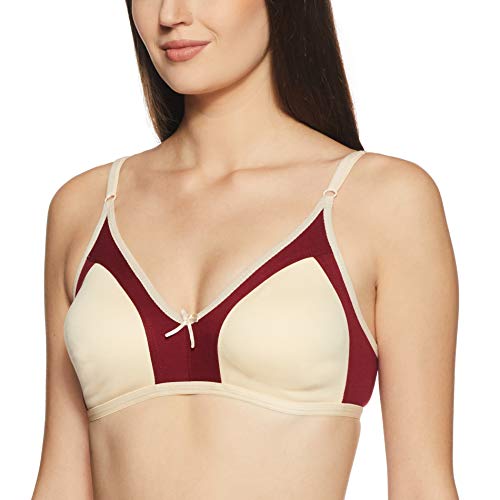 Image of Clovia Women's Cotton Non-Padded Wire Free T-Shirt Full-Coverage Bra