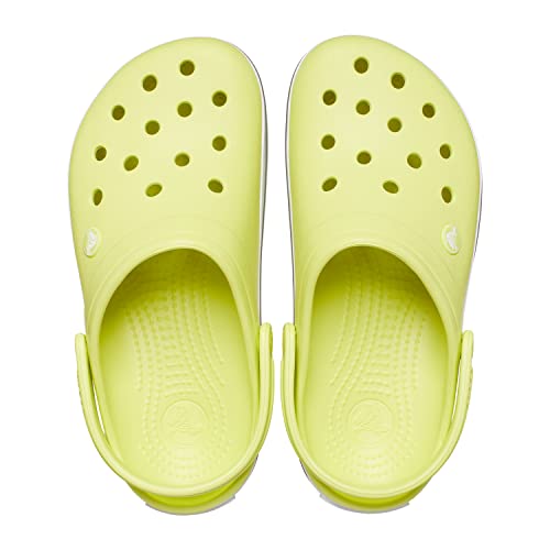 Image of Crocs Unisex Men's and Women's Crocband Clog, Citrus, 14 US