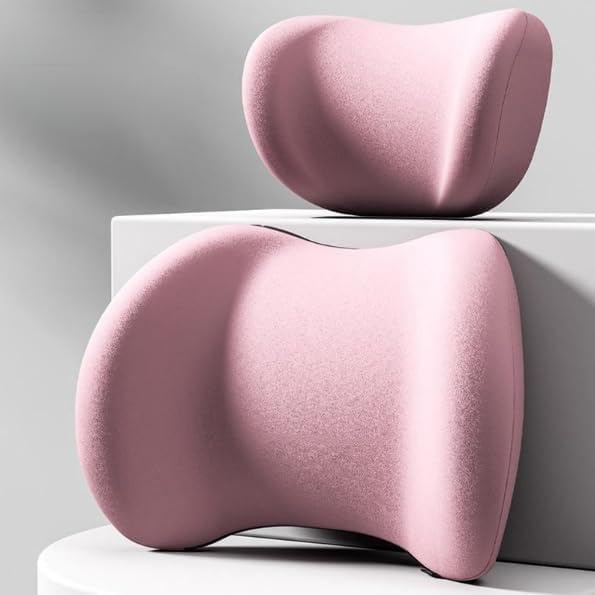 PERFECC Cojín Lumbar Soporte y Almohada de Cuello para Urv 2017-2023,Almohada De Coche Espuma Viscoelástica Alivio del Dolor de Espalda,6