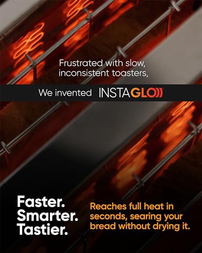Revolution R270 High-Speed Touchscreen Toaster, 2-Slice Smart Toaster with Patented InstaGLO Technology & Gluten-Free, Panini & 16 Bread Modes