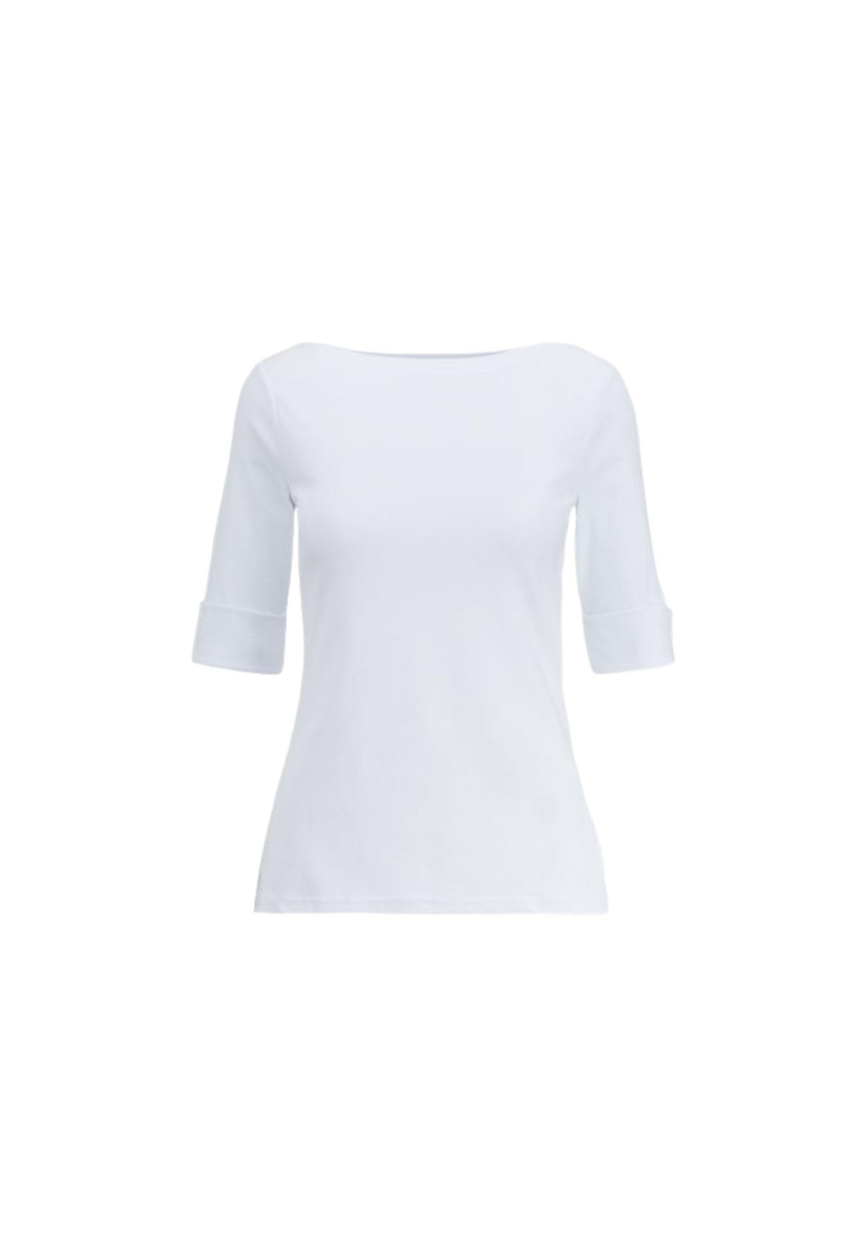 Lauren Ralph Lauren T-Shirt Manica Corta Scollo A Barchetta Judy 200654963 Bianco S-image