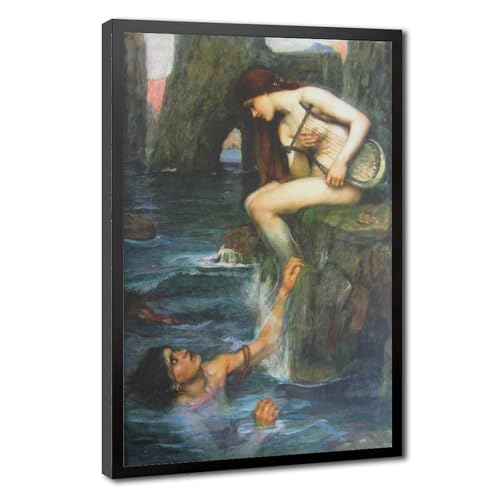 Toile La sirène de Waterhouse pour briser la monotonie d'un bureau