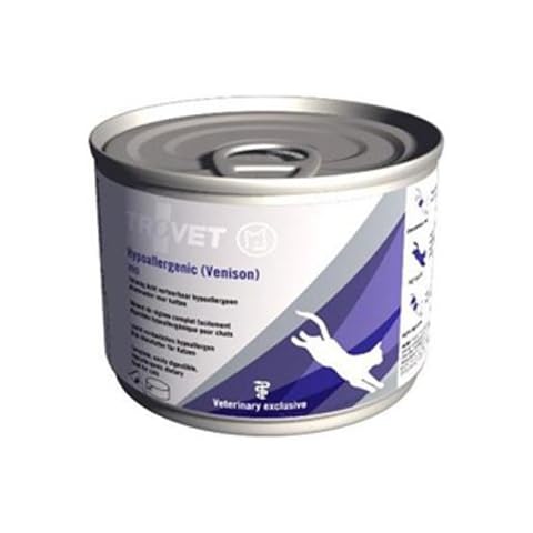 TROVET Hypoallergenic VRD (Venison) Cat - 12 x 200g Tins Cover