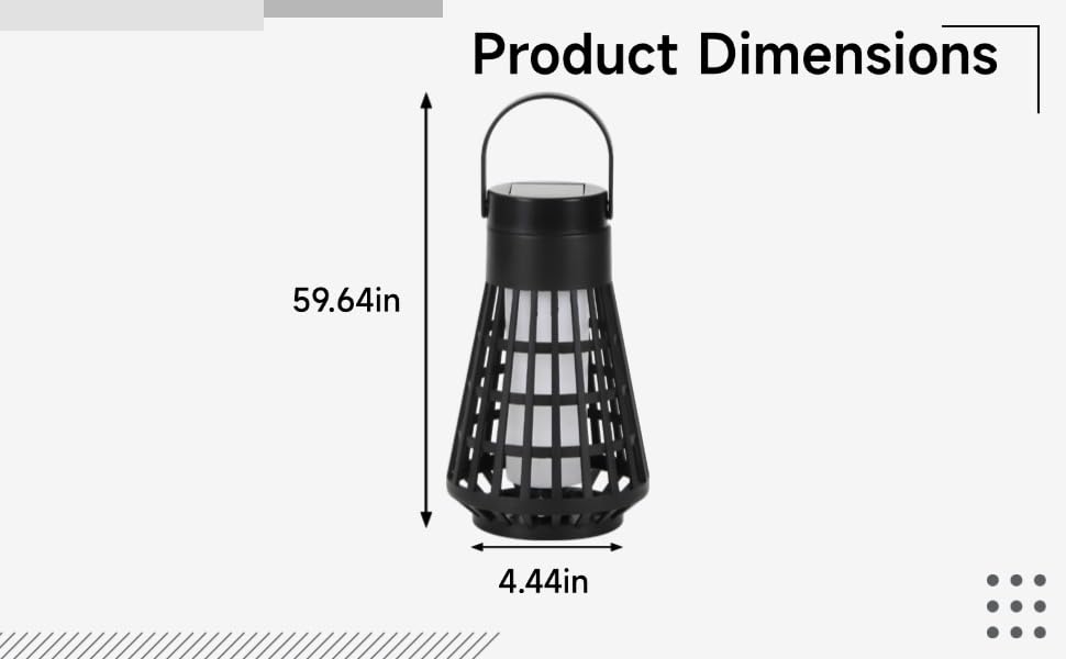 Luz solar de llama LED impermeable para decorar el jardín al aire libre 6