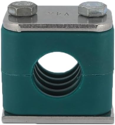 Abrazadera de tubo de la serie estándar del 12", polipropileno con el hardware del acero inoxidable 316, montaje de la soldadura