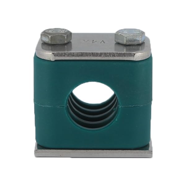 Tubeclo 18MM Standard Series Clamp, Polypropylene with Galv Plated Steel Hardware, Weld Mounting