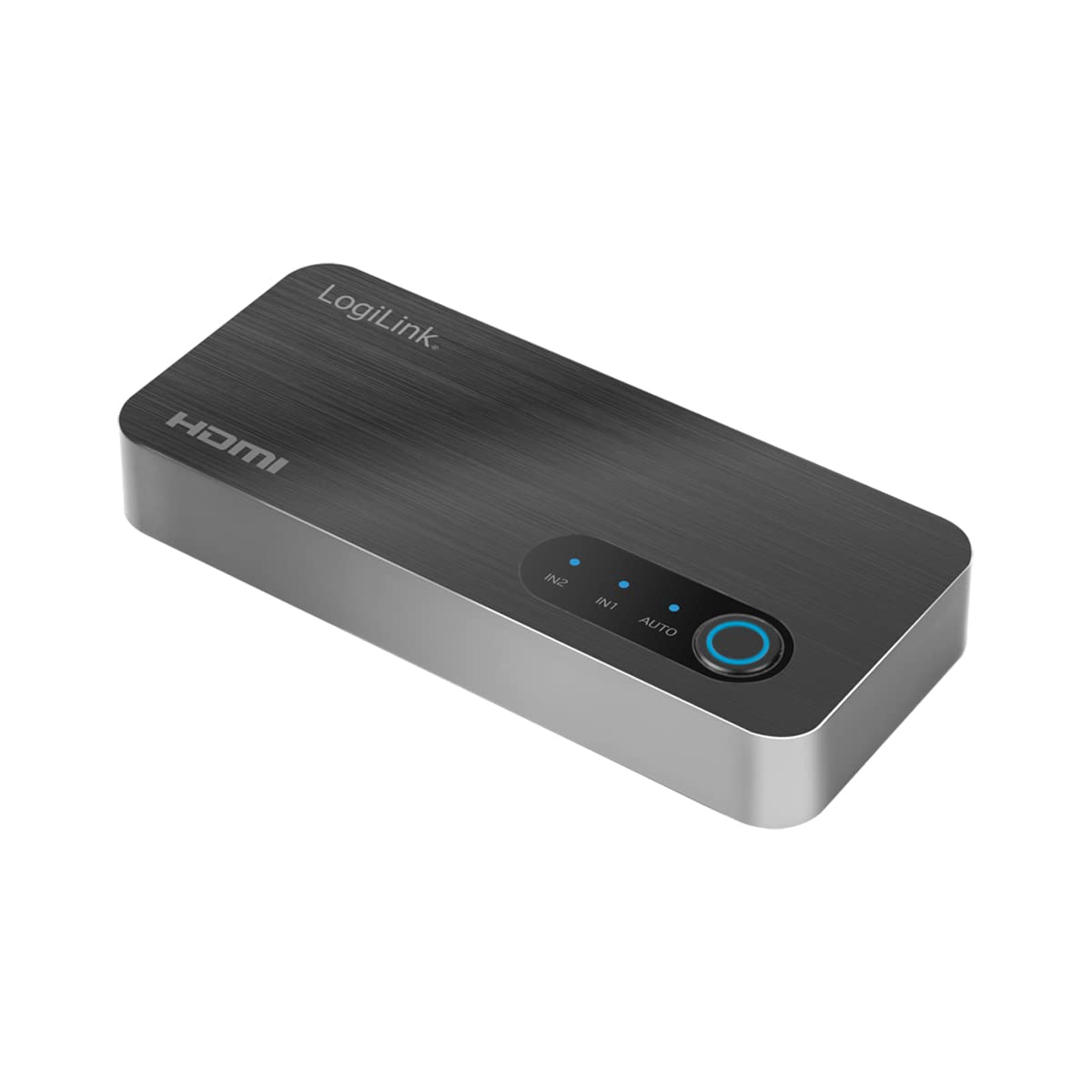 LogiLink HD0058 - Przełącznik HDMI 2x1 (2 źródła i 1 x wyjście), 8K/60 Hz, HDCP, HDR, VRR, CEC
