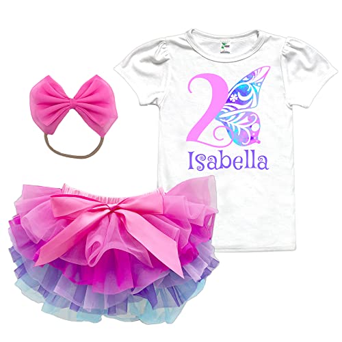 Disfraz Butterfly para bebé niña cumpleaños miniatura 3
