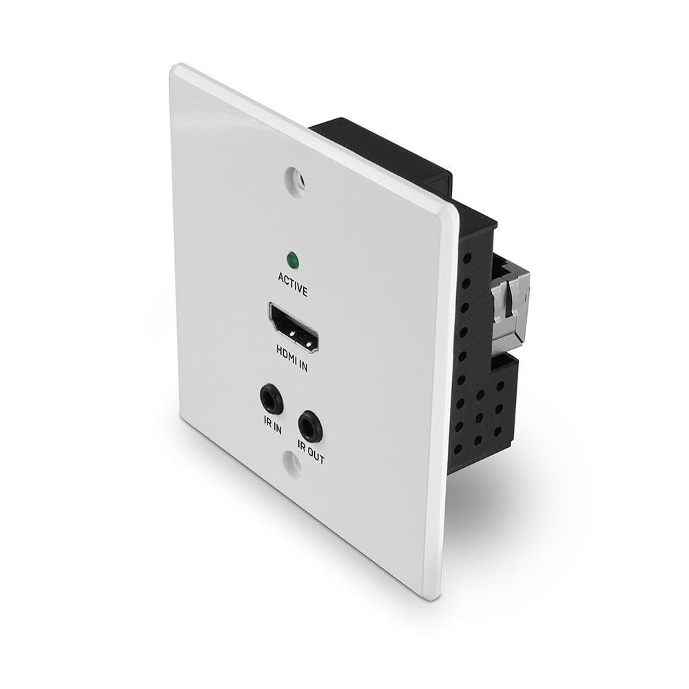 LINDY 38347 Placa de Pared HDMI 4K60, IR & RS-232 Cat.6 HDBaseT UK Extensor, transmisor 70m