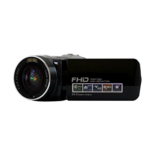 Hamiltonbuhl Hdv17Bk Actionpro Fhd Digital Video Camera 24Mp, 2.7-Inch Tft-Lcd Screen With 270 Angle Rotation, 18X Digital Zoom (Black) #TOP2