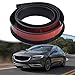 Car Wheel Eyebrow Trim for Protection Strip, PVC Wheel Arch Guard, Flexible Anti Scratch Car Trim, Dirt Blocker for Vehicle Body Molding, 1.5M Black