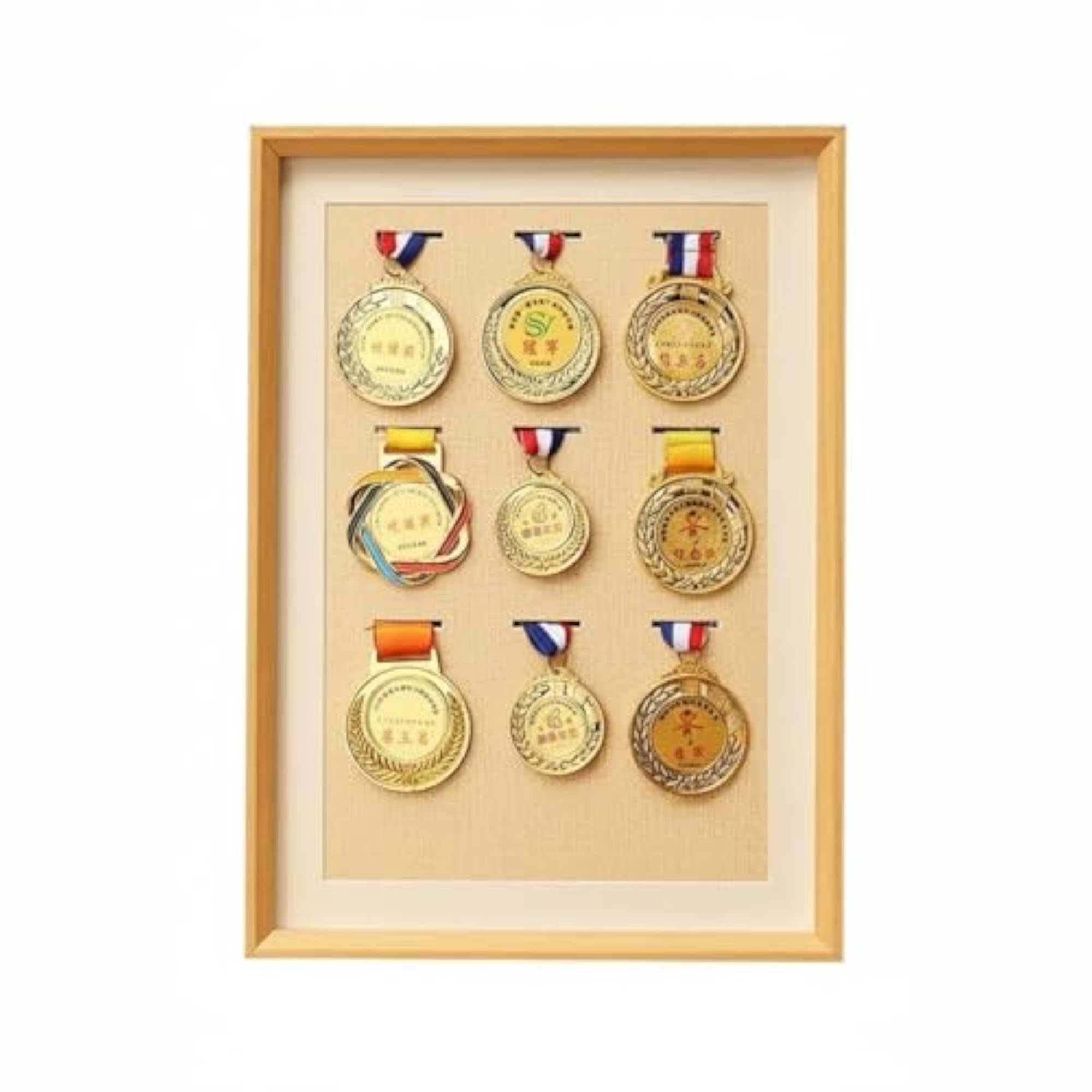 Solid Wood Medal Display Frame Ideal Gift