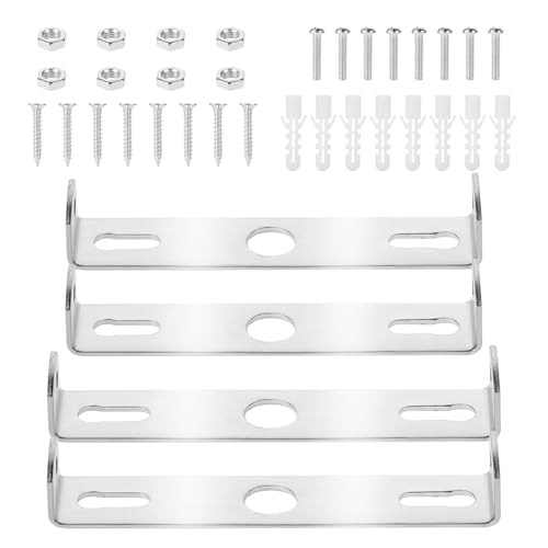 LXUEJIE 4 Stück Leuchten-Montagehalterung, Deckenhalterung Lampe Lampenaufhängung Deckenleuchte-Montagehalterung mit Schrauben Zubehör für Home Office Deckenbeleuchtung Ersatzteile (90 mm+100 mm)