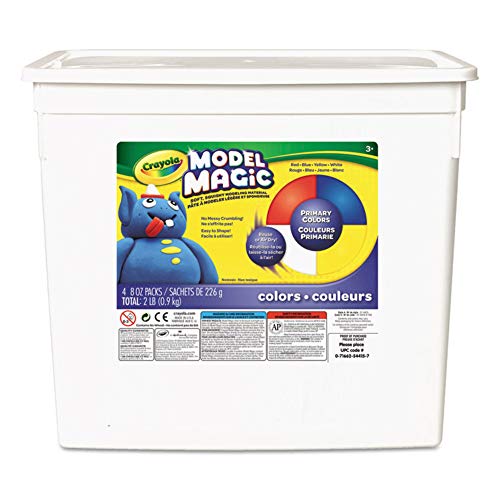 Crayola Model Magic seau de 900g avec assortiment de couleurs de pâte à modeler légère