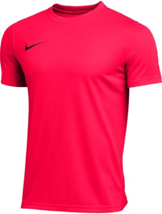 Men's Park Short Sleeve T Shirt (Crimson, Large)