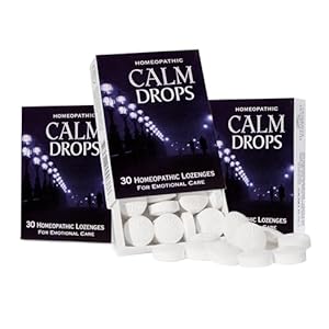 Historical Remedies Calm Drops Homeopathic Lozenges (3 Pack)| Natural Care for Emotional Stress Relief, Vegan & Gluten-Free Organic Vanilla Flavor Drops to Promote Relaxation and a Sense of Calm