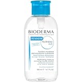 Bioderma Hydrabio H2O Micellar Water Pump, Cleansing and Makeup Removing Gentle Face Cleanser for Dehydrated Sensitive Skin, 16.9 Fl Oz