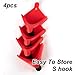 apvok Car Hose Guide Plastic Tire Hose Rolle Car Washing Detailing Tire Hose Guide Preventing Pressure Washer Hose from Stuck and Snagging Car Wash Tool for Truck Rv ATV Motorcycle (Red)