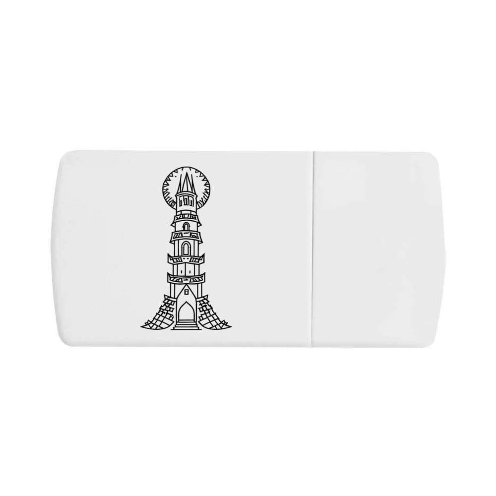 'Wizards Tower' Pill Box with Tablet Splitter (PI00026146)