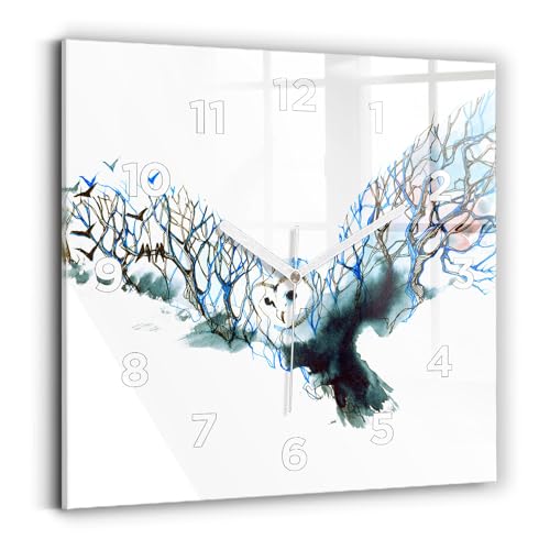 Horloge carrée Wallfluent moderne avec mécanisme de qualité supérieure - 2
