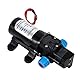 Autowaschpumpe, 5L/min Selbstansaugende 12V 60W Wasserpumpe Hochdruck Wasserpumpe 115Psi für Gartensprinkler, Dusche, Wasserhähne im Boot, 9.9 x 16.7 cm