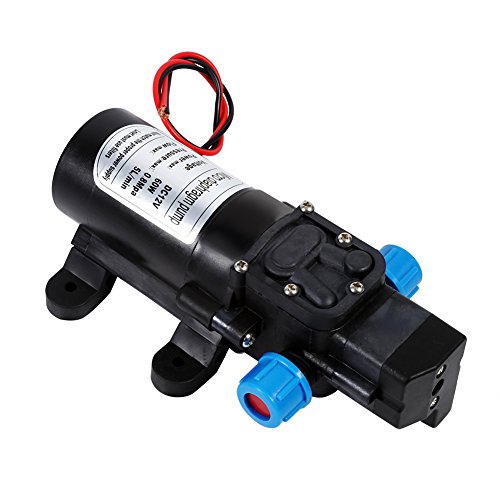 Samozasysająca pompa wodna, 12 V, wysokociśnieniowa membranowa pompa wodna, 5 l/min, samozasysająca pompa, do czyszczenia przyczep kempingowych, łodzi, ogrodu
