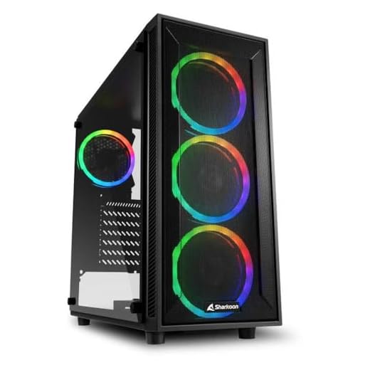 Sharkoon TG4M RGB PC Gehäuse schwarz
