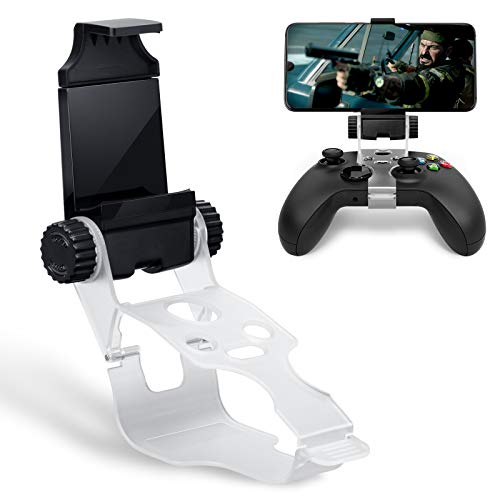 Xbox Serie S/X Controller Telefonhalterung Clip, HONEYWHALE faltbare Handyhalterung Handyklammer Halterung mit verstellbarem Standfuß für XBOX One S/X, Xbox Serie X/S