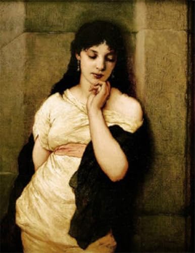 Peinture paysagère Vor Der de Gabriel von Max pour décoration salon moderne