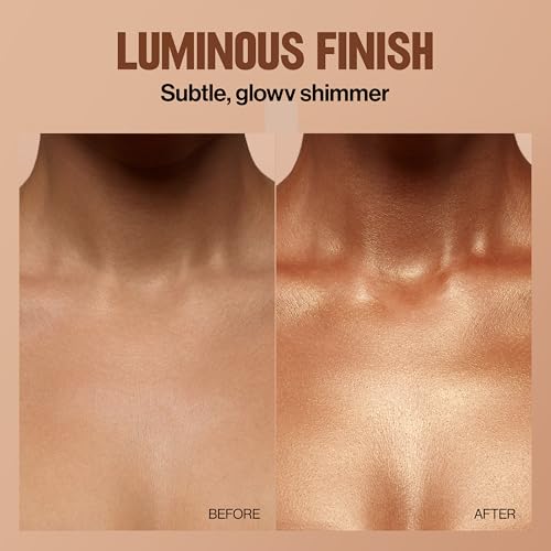 Revlon ColorStay Face & Body Glow Lotion, Hydrating Glow Moisturizer, 24HR Hydration, Illuminating Luminizing Shimmer, 120 It's Giving Sun - Image 6