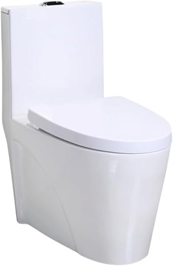 Vaso Sanitário Monobloco Gowff Branco Assento Soft Closing Descarga Ciclone